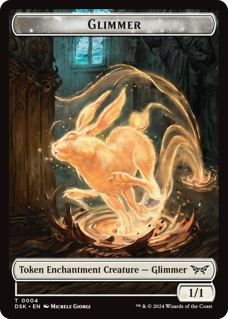 Image for Glimmer // Scarecrow Double-Sided Token (4 // 23) (DSC) - Magic: The Gathering