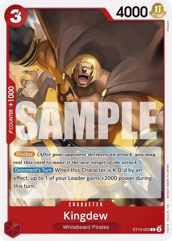 Image for Kingdew (ST15-003) (ST-15) - One Piece Card Game