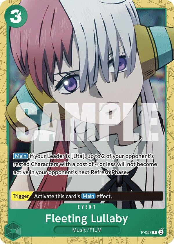 Image for Fleeting Lullaby (P-057) (ST-16) - One Piece Card Game