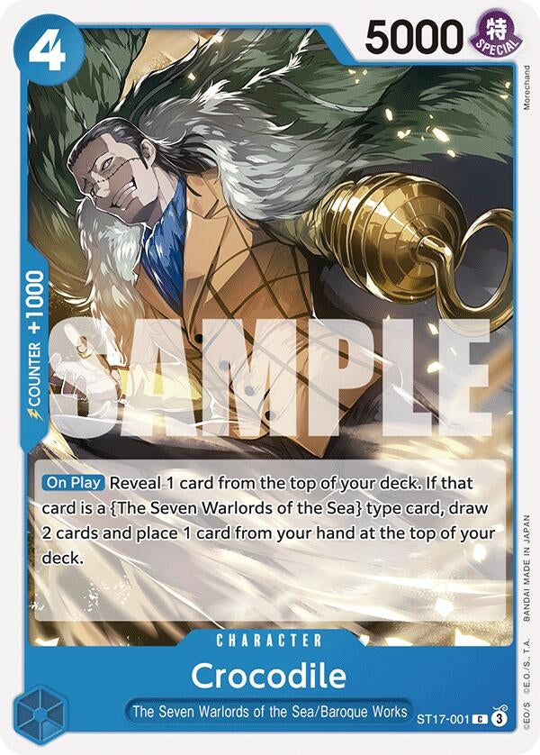 Image for Crocodile (ST17-001) (ST-17) - One Piece Card Game