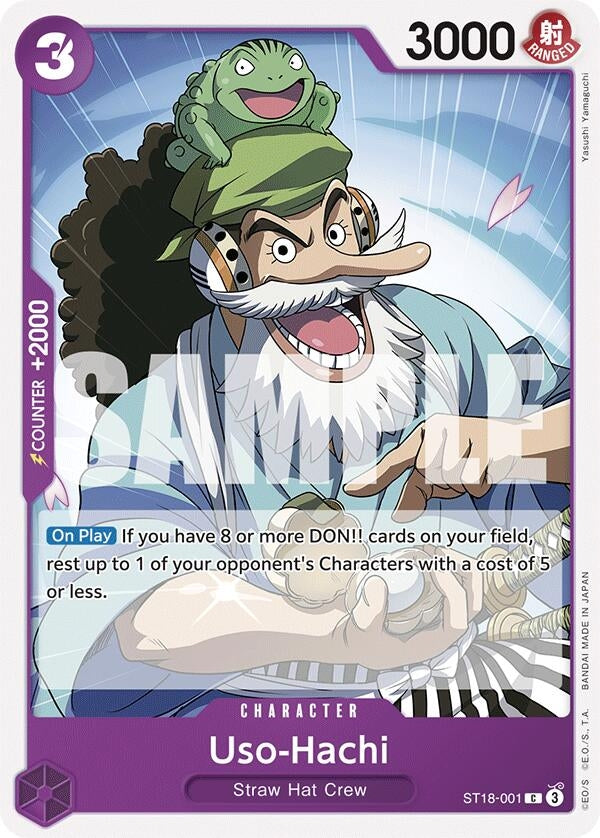 Image for Uso-Hachi (ST18-001) (ST18-001) (ST-18) - One Piece Card Game