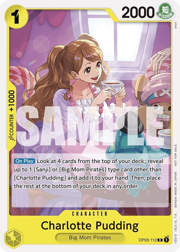 Image for Charlotte Pudding (Tournament Pack 2024 Oct.-Dec.) (OP03-112) (OP-PR) - One Piece Card Game
