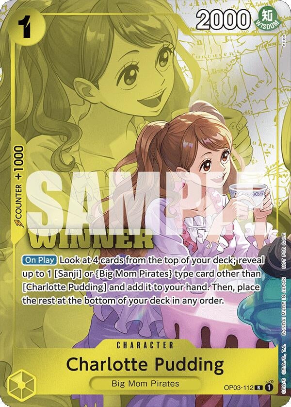 Image for Charlotte Pudding (Winner Pack 2024 Oct.-Dec.) (OP03-112) (OP-PR) - One Piece Card Game