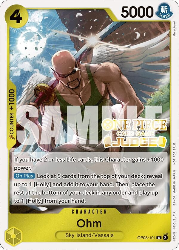 Image for Ohm (Judge Pack Vol. 4) (OP05-101) (OP-PR) - One Piece Card Game