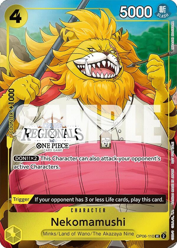 Image for Nekomamushi (Online Regional 2024 Vol. 3) (OP06-110) (OP-PR) - One Piece Card Game