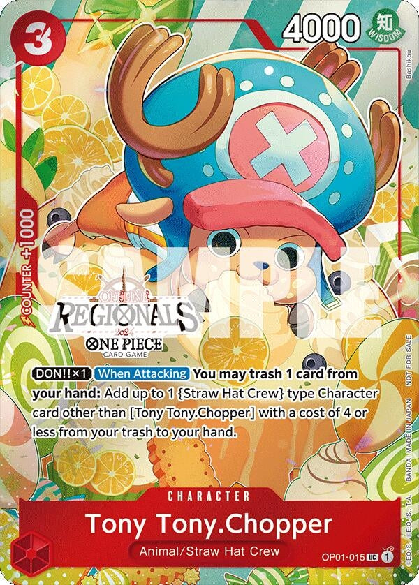 Image for Tony Tony.Chopper (Offline Regional 2024 Vol. 3) (OP01-015) (OP-PR) - One Piece Card Game