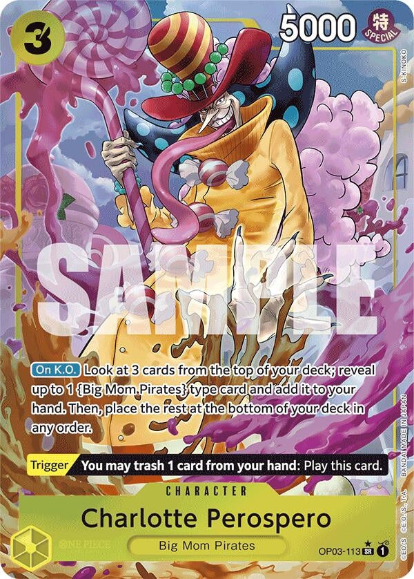 Image for Charlotte Perospero (Alternate Art) (OP03-113) (PRB-01) - One Piece Card Game