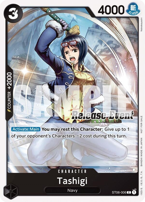 Image for Tashigi (ST15 - ST20 Release Event Pack) (ST06-006) (OP-PR) - One Piece Card Game