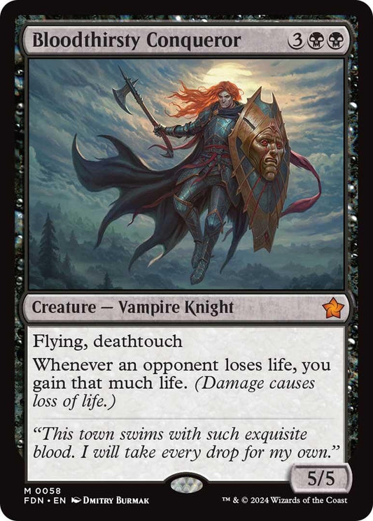 Image for Bloodthirsty Conqueror (58) (FDN) - Magic: The Gathering