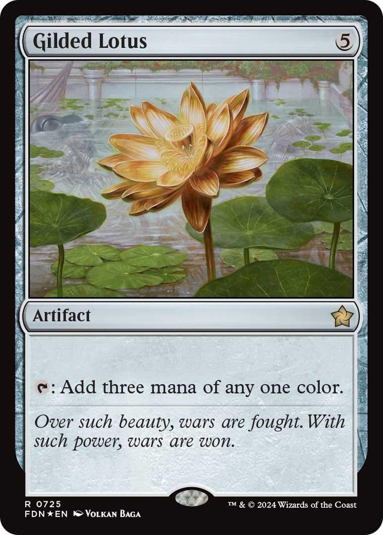 Image for Gilded Lotus (725) (FDN) - Magic: The Gathering