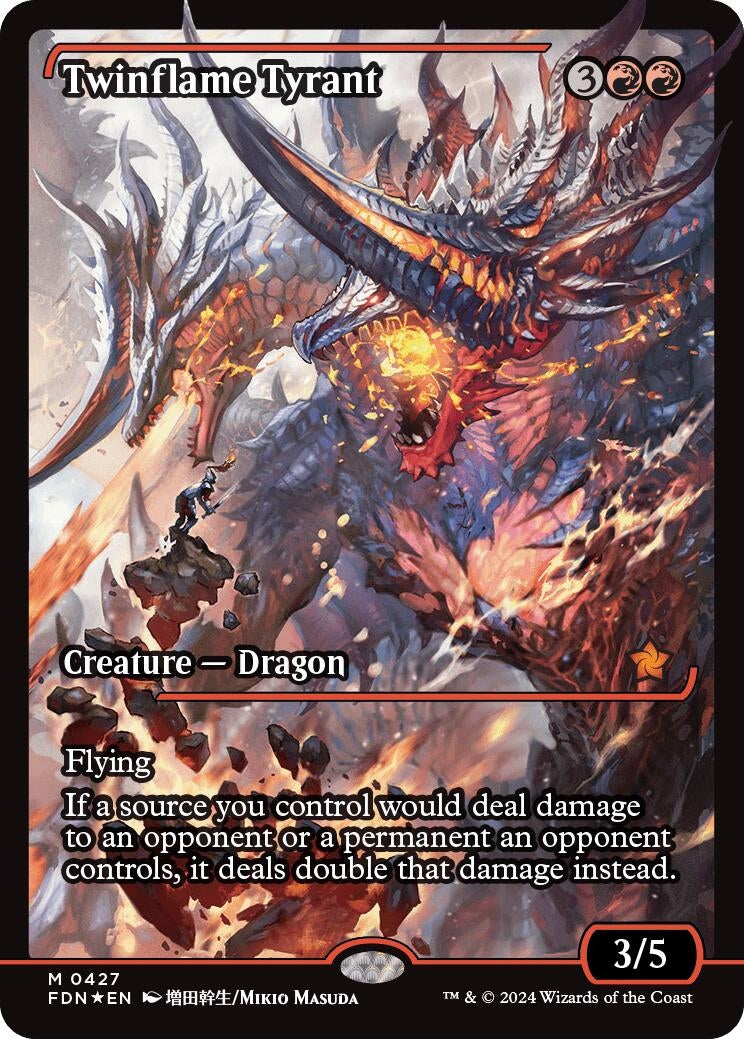 Image for Twinflame Tyrant (Showcase) (427) (FDN) - Magic: The Gathering