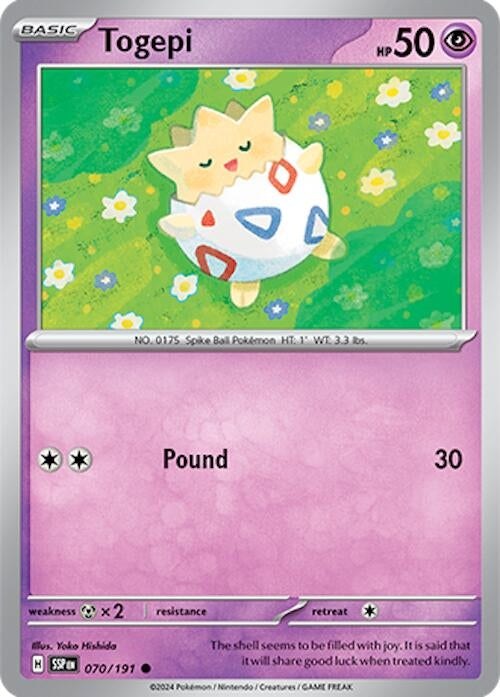 Image for Togepi (070/191) (SSP) - Pokemon