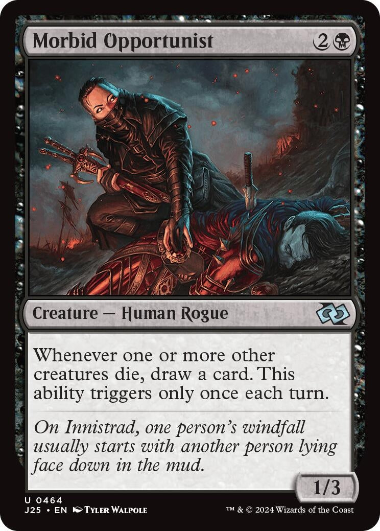 Image for Morbid Opportunist (464) (J25) - Magic: The Gathering