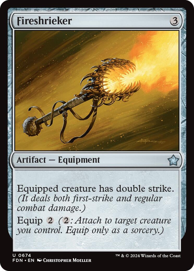 Image for Fireshrieker (674) (FDN) - Magic: The Gathering