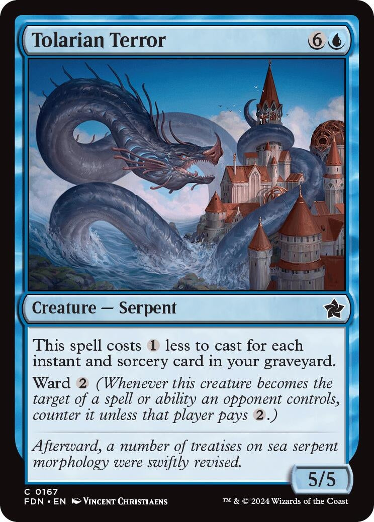 Image for Tolarian Terror (167) (FDN) - Magic: The Gathering