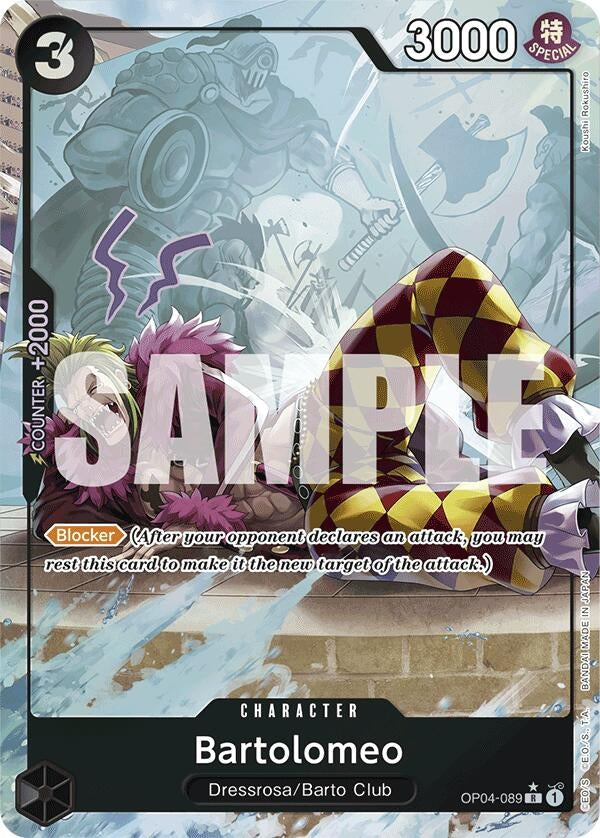 Image for Bartolomeo (OP04-089) (Full Art) (OP04-089) (PRB-01) - One Piece Card Game
