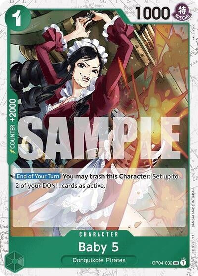 Image for Baby 5 (OP04-032) (Jolly Roger Foil) (OP04-032) (PRB-01) - One Piece Card Game