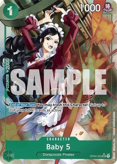 Image for Baby 5 (OP04-032) (Full Art) (OP04-032) (PRB-01) - One Piece Card Game