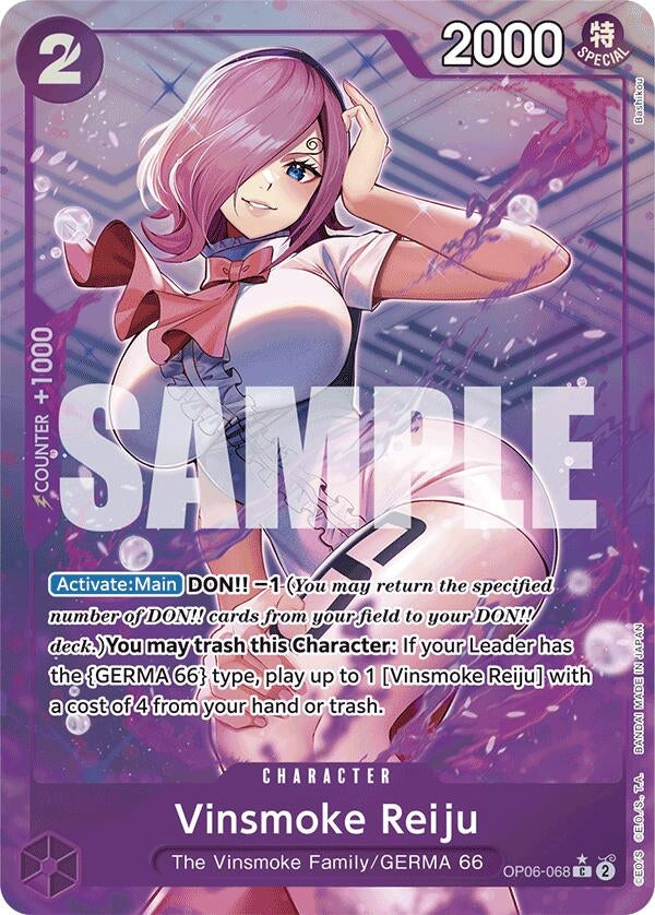 Image for Vinsmoke Reiju (OP06-068) (Full Art) (OP06-068) (PRB-01) - One Piece Card Game