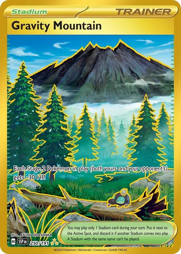 Image for Gravity Mountain (250/191) (SSP) - Pokemon