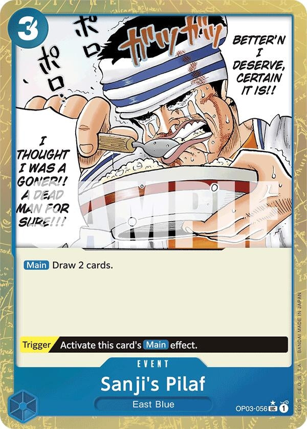 Image for Sanji's Pilaf (Textured Foil) (OP03-056) (PRB-01) - One Piece Card Game