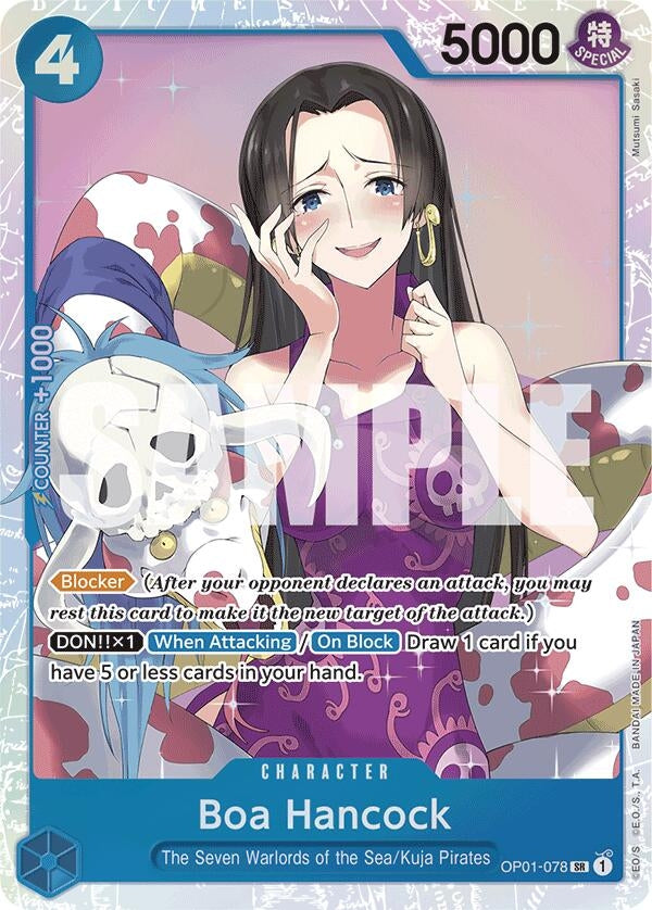 Image for Boa Hancock (OP01-078) (Reprint) (OP01-078) (PRB-01) - One Piece Card Game