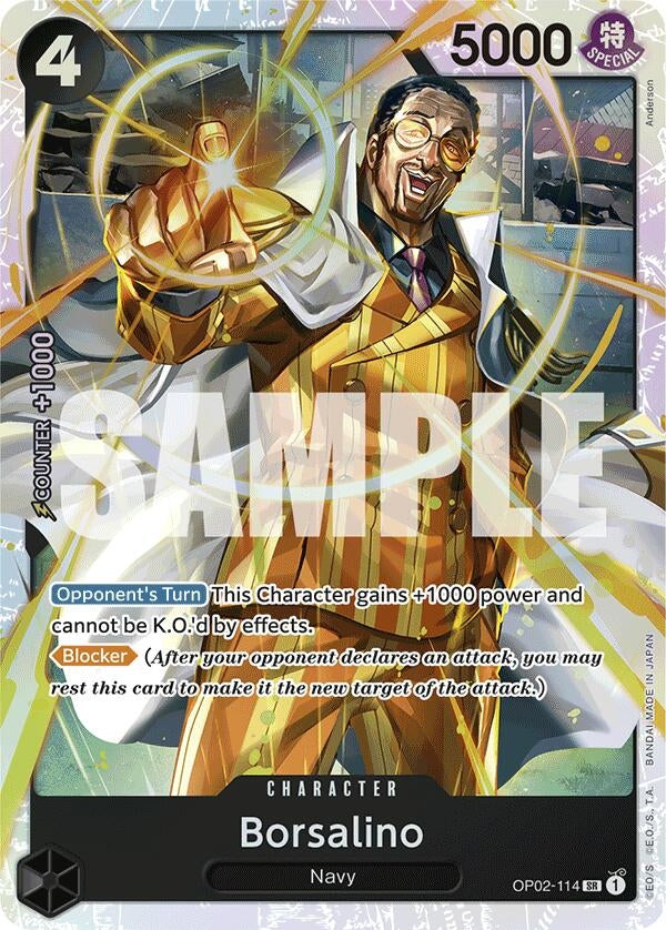 Image for Borsalino (Reprint) (OP02-114) (PRB-01) - One Piece Card Game