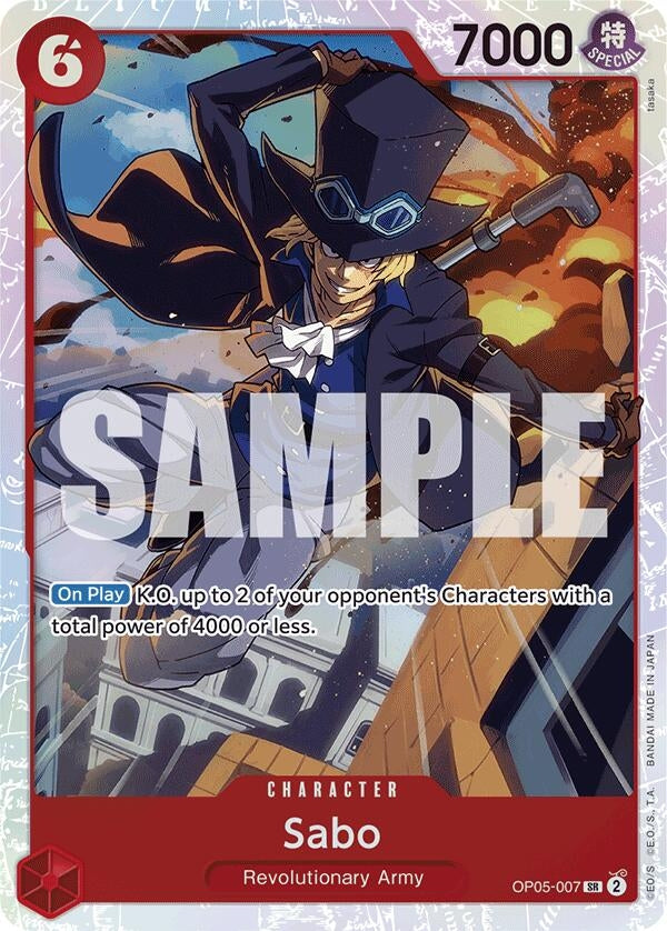 Image for Sabo (OP05-007) (Reprint) (OP05-007) (PRB-01) - One Piece Card Game