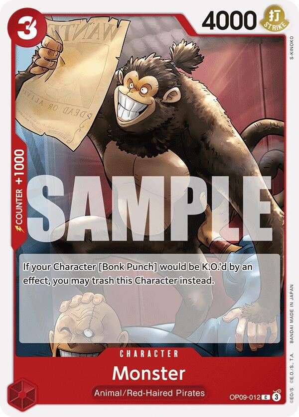 Image for Monster (OP09-012) (OP09) - One Piece Card Game