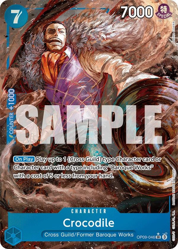 Image for Crocodile (046) (Parallel) (OP09-046) (OP09) - One Piece Card Game