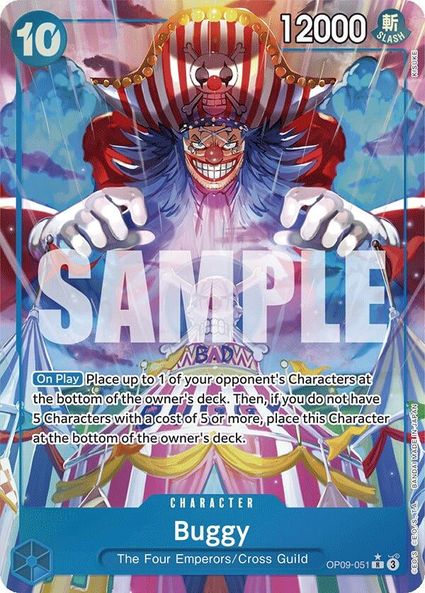 Image for Buggy (051) (Alternate Art) (OP09-051) (OP09) - One Piece Card Game