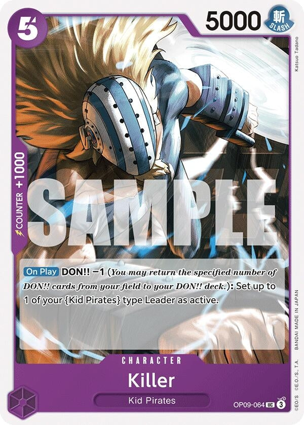 Image for Killer (OP09-064) (OP09) - One Piece Card Game