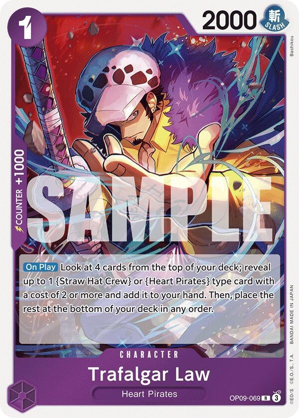 Image for Trafalgar Law (069) (OP09-069) (OP09) - One Piece Card Game