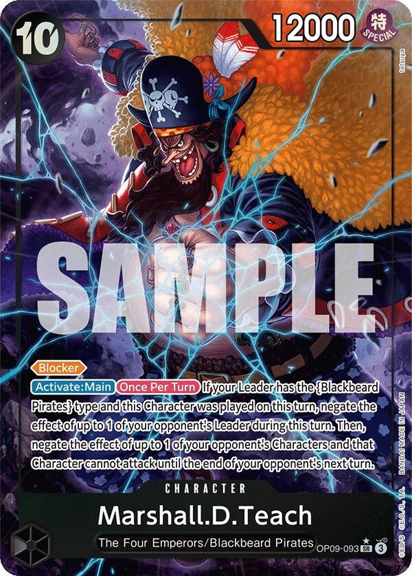 Image for Marshall.D.Teach (093) (Alternate Art) (OP09-093) (OP09) - One Piece Card Game