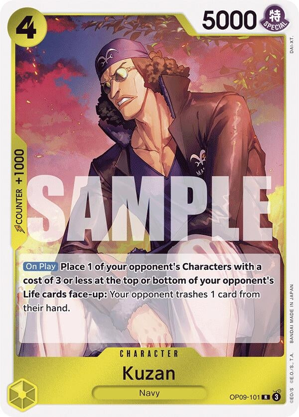 Image for Kuzan (OP09-101) (OP09) - One Piece Card Game