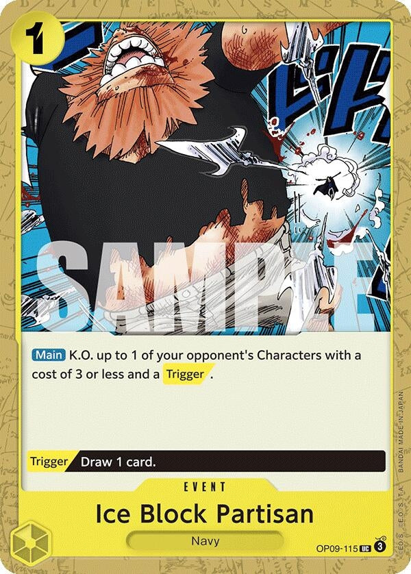 Image for Ice Block Partisan (OP09-115) (OP09) - One Piece Card Game