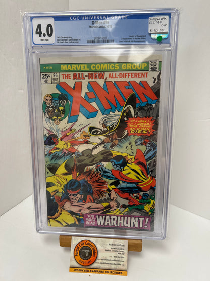 X-Men #95 (White Pages) {CGC 4.0}