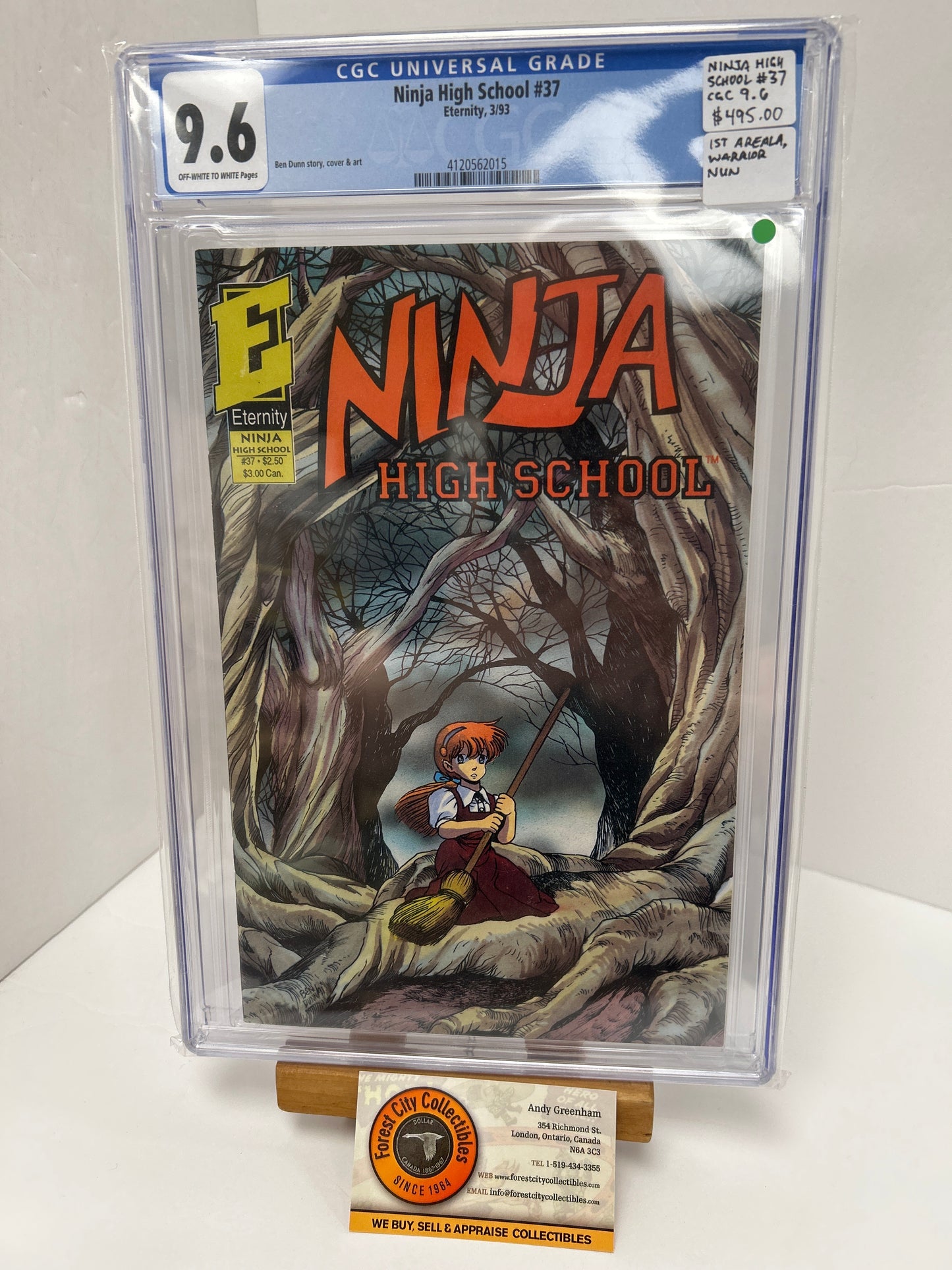 Ninja High School #37 (OFF-White To White Pages) {CGC 9.6}