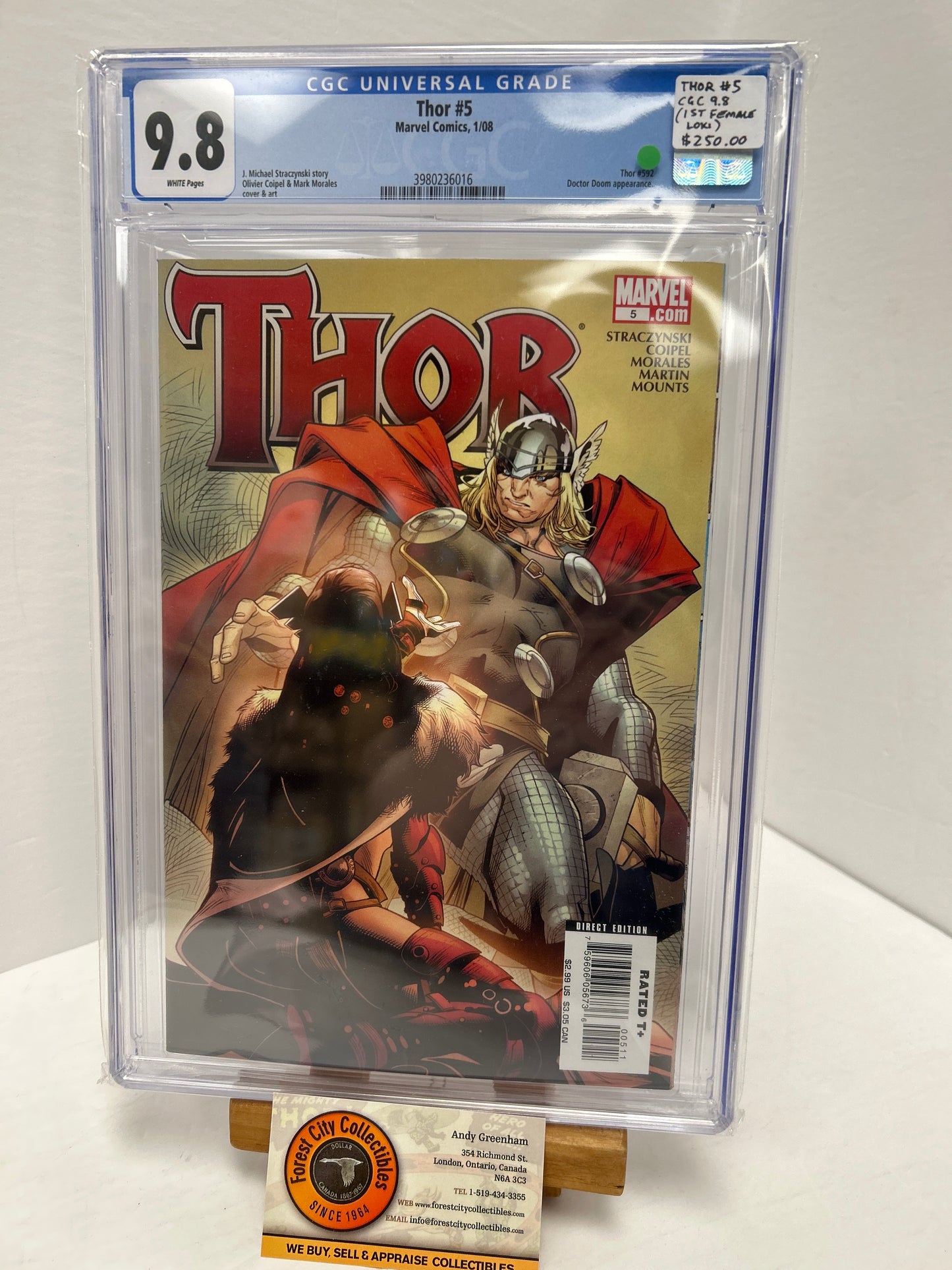 Thor #5 (White Pages) {CGC 9.8}