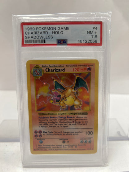 Charizard 4/102 1999 - PSA (7.5)