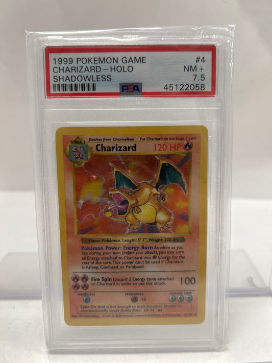 Charizard 4/102 1999 - PSA (7.5)