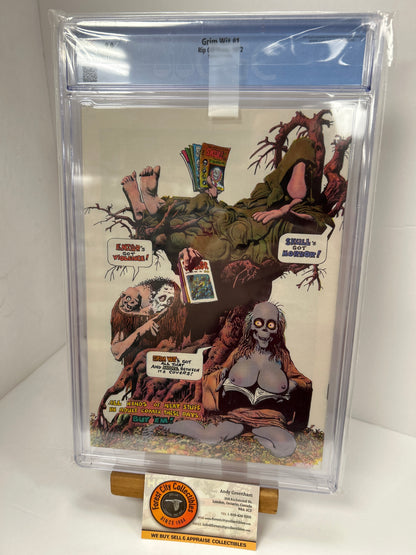 Grim Wit #1 (White Pages) {CGC 9.0}