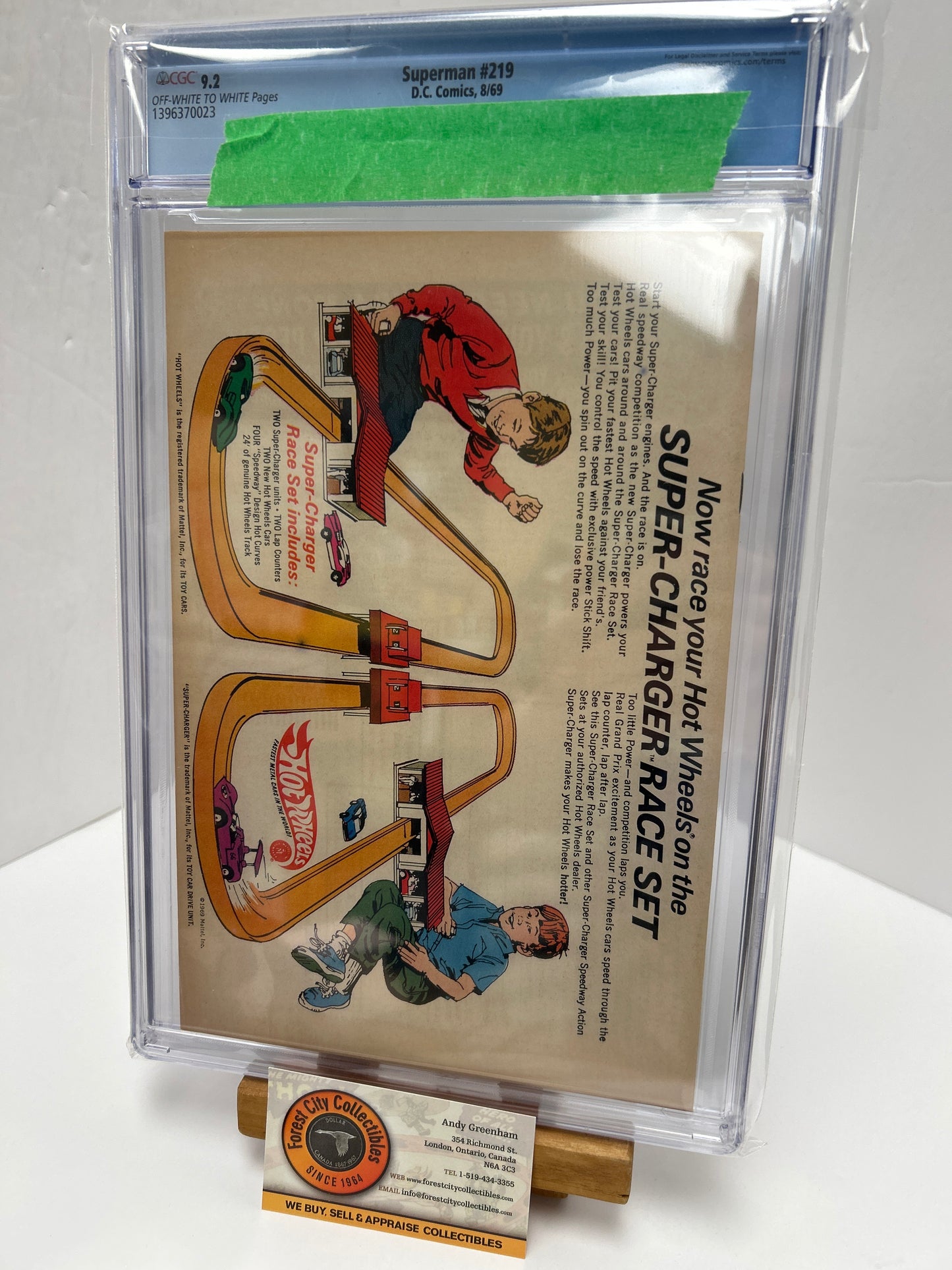 Superman #219 (OFF-White to White pages) {CGC 9.2}