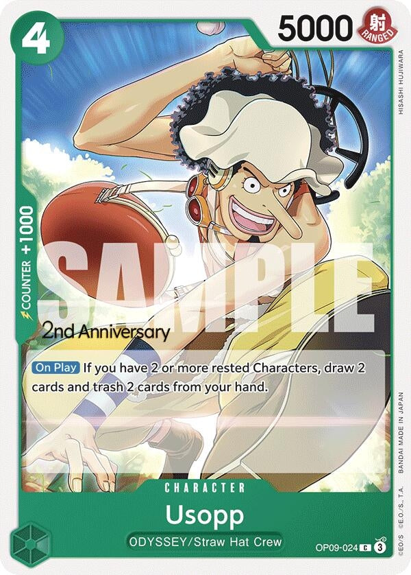 Image for Usopp (024) (OP09-024) (OP09 ANN) - One Piece Card Game