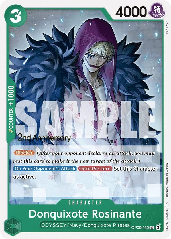 Image for Donquixote Rosinante (032) (OP09-032) (OP09 ANN) - One Piece Card Game