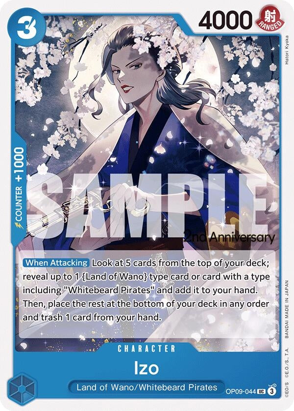 Image for Izo (OP09-044) (OP09 ANN) - One Piece Card Game