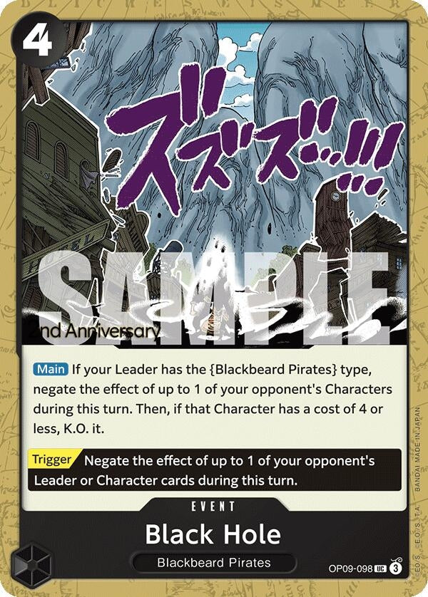 Image for Black Hole (OP09-098) (OP09 ANN) - One Piece Card Game
