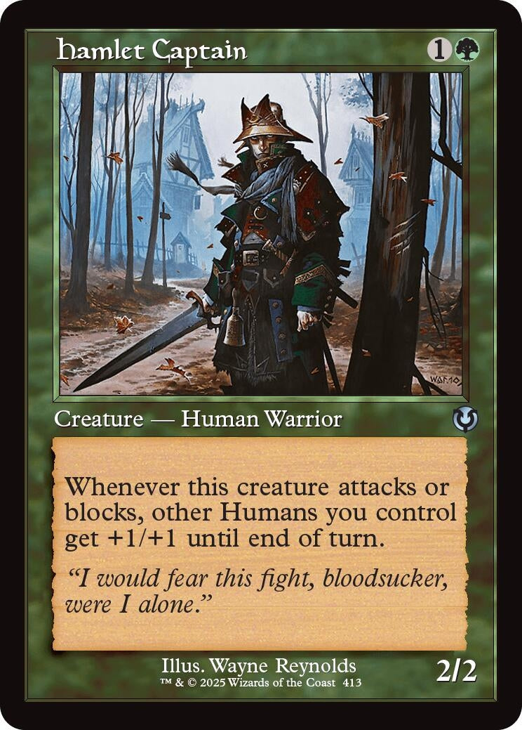 Image for Hamlet Captain (Retro Frame) (413) (INR) - Magic: The Gathering