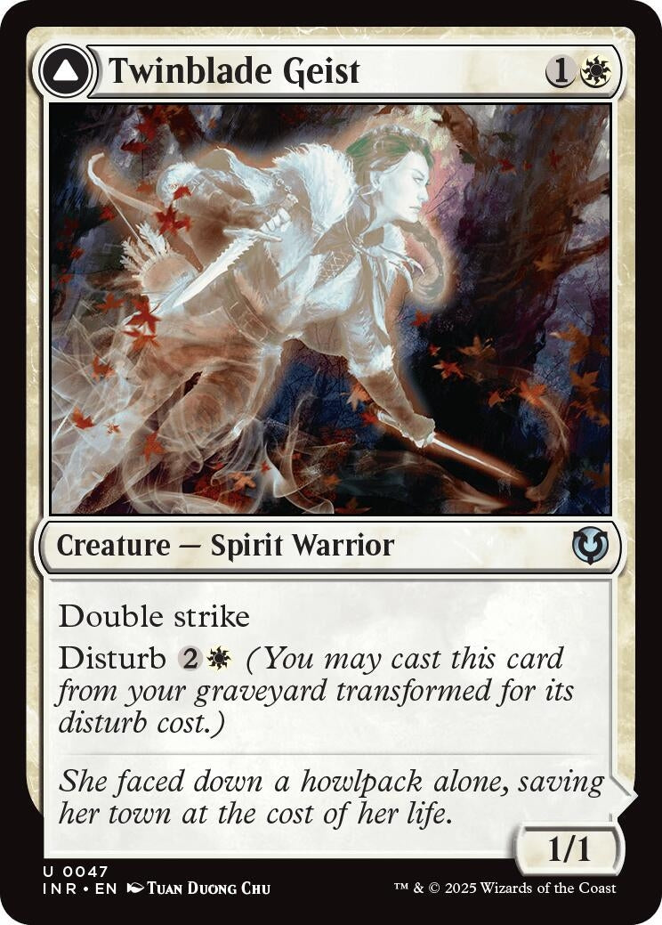 Image for Twinblade Geist (47) (INR) - Magic: The Gathering