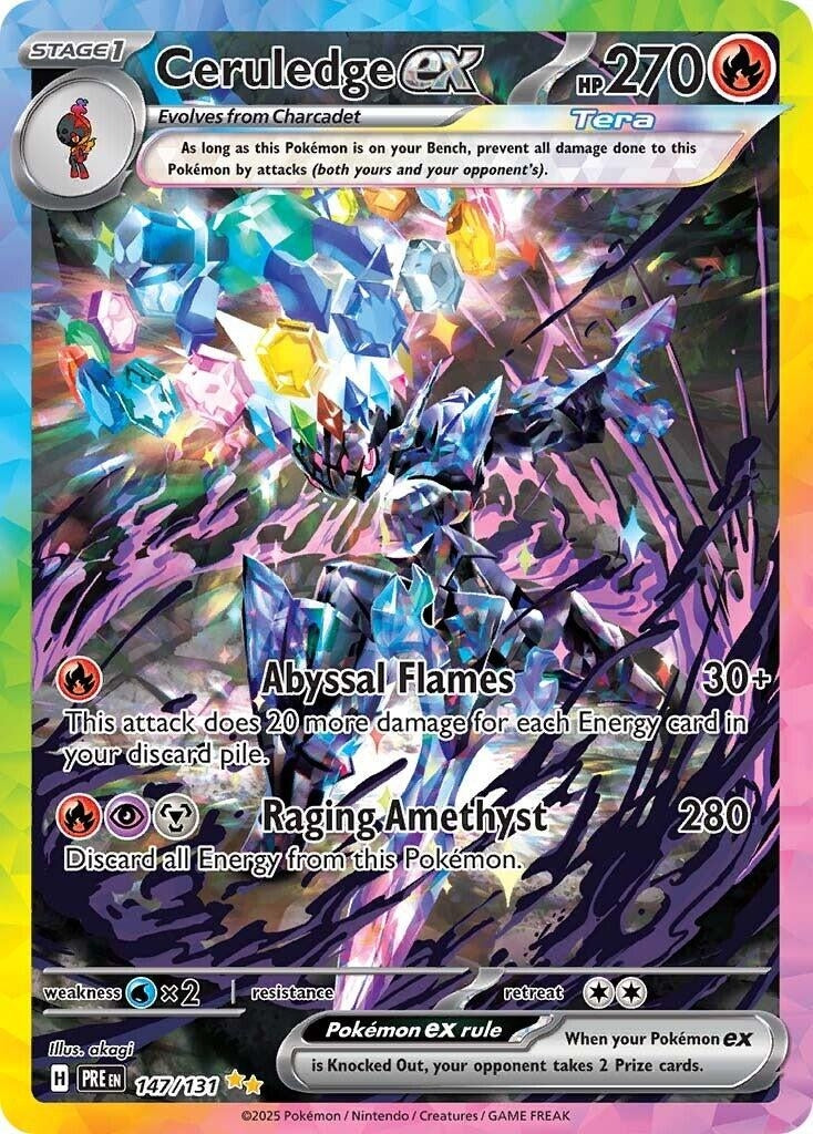 Image for Ceruledge ex (147/131) (PRE) - Pokemon
